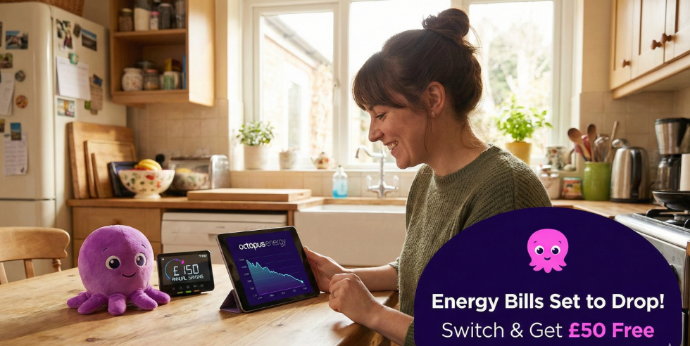 UK Energy Bills Drop: Save £150 With Octopus Energy